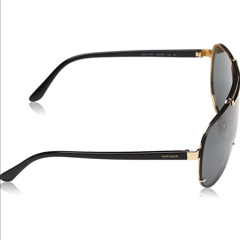 Mens Versace Shield Tinted Sunglasses